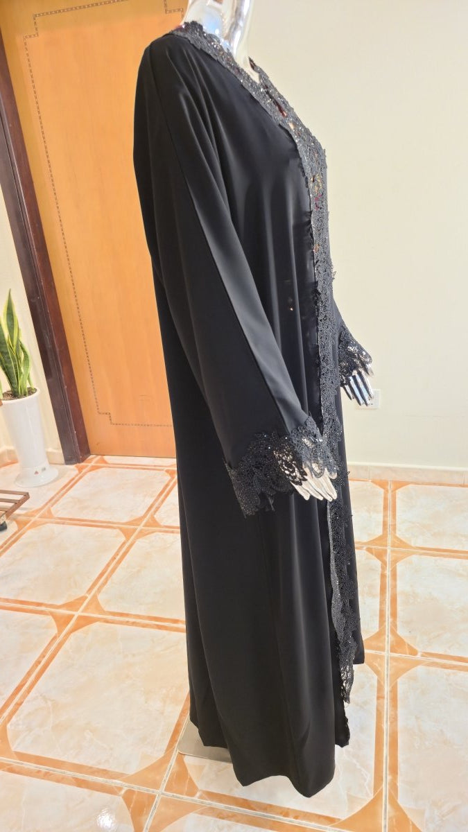 Black Abaya & Sheila Set | Sophisticated Modest Fashion