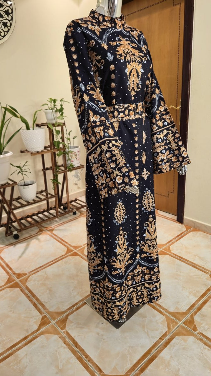 فستان نسائي فاخر مناسب من الصباح إلى المساء | ياقة أنيقة في الإمارات العربية المتحدة