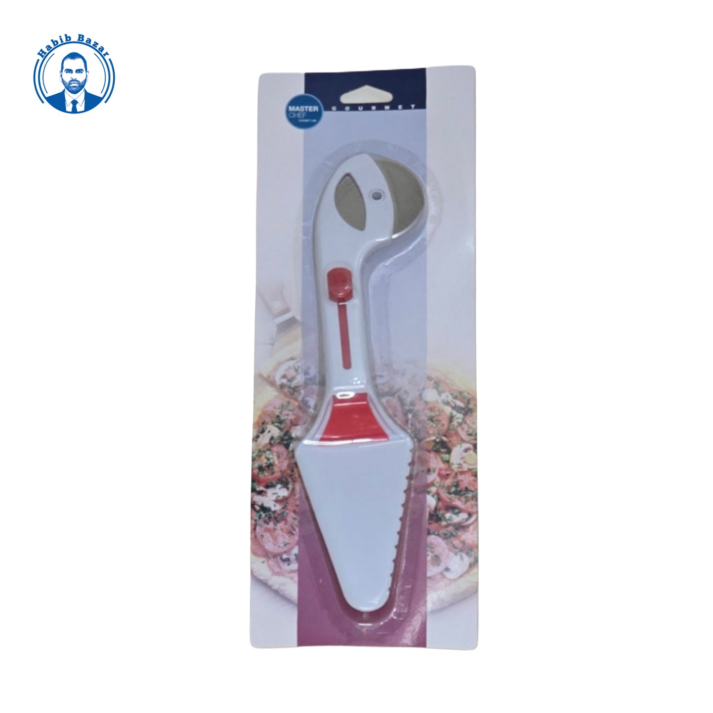 Pizza Cutter And Cake Server-Master Chef