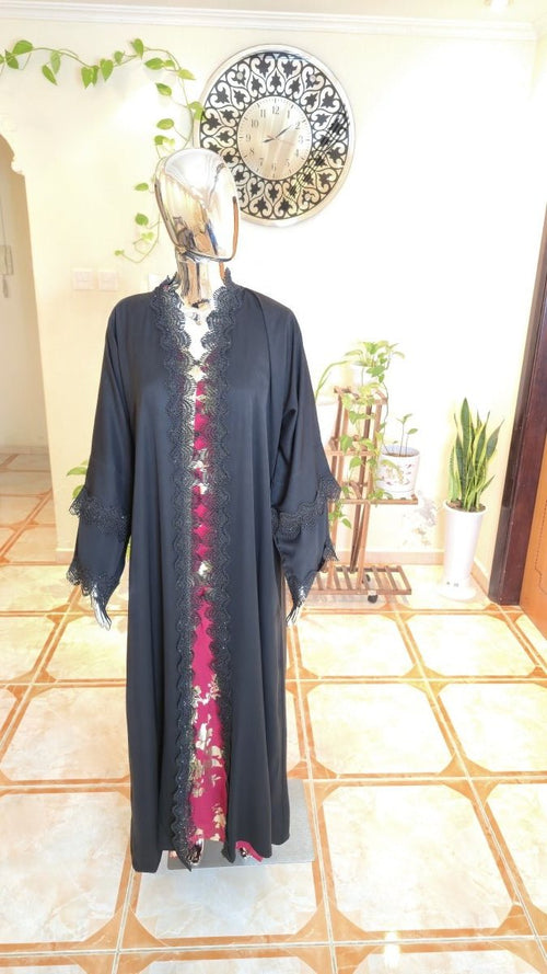 Black Abaya & Sheila Set | Chic Modest Fashion - Habib Bazar