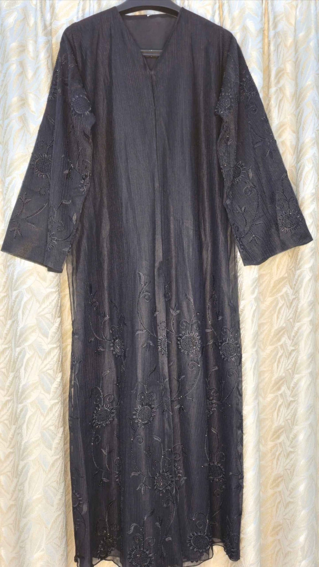 Black Abaya & Sheila Set | Exclusive Designer Modest Wear - Habib Bazar