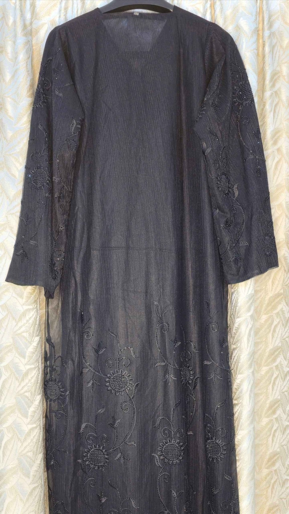 Black Abaya & Sheila Set | Exclusive Designer Modest Wear - Habib Bazar