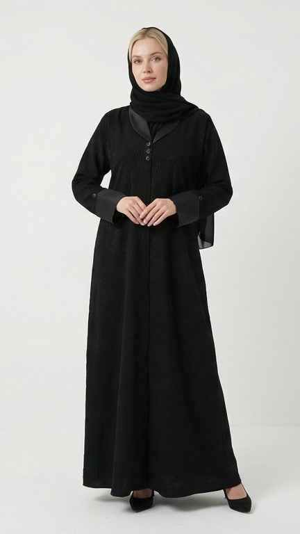 Black Abaya & Sheila Set | Graceful Modest Fashion - Habib Bazar