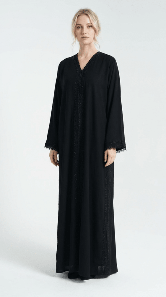 Black Abaya & Sheila Set | Premium Modest Fashion - Habib Bazar