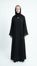 Black Abaya & Sheila Set | Sophisticated Modest Fashion - Habib Bazar