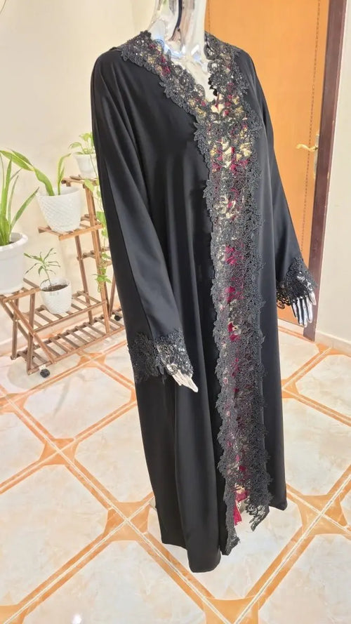 Black Abaya & Sheila Set | Sophisticated Modest Fashion - Habib Bazar