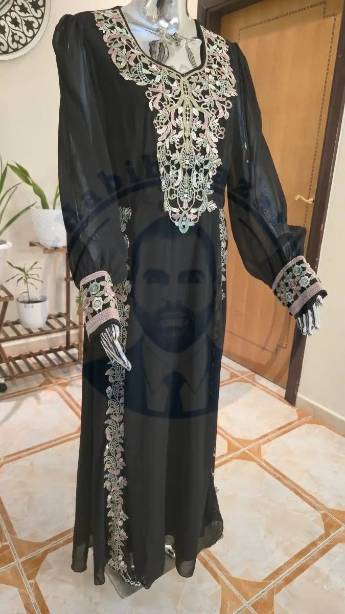 Black Chic Day-to-Night Women's Dress | Adjustable Straps UAE - Habib Bazar