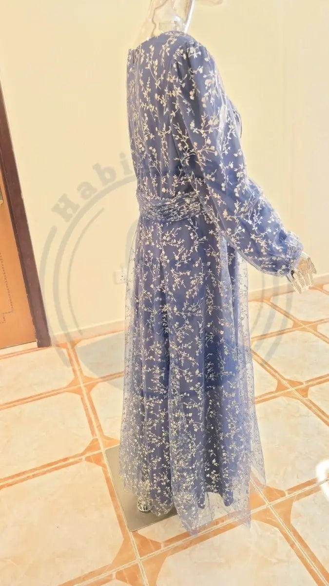 Bold Red & Blue Feminine Women's Dress | Vibrant Style UAE - Habib Bazar