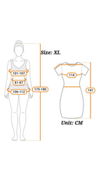 Bold Red & Blue Feminine Women's Dress | Vibrant Style UAE - Habib Bazar