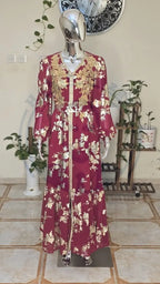 Colorful A-Line Evening Women's Dress | Vibrant Fashion UAE - Habib Bazar