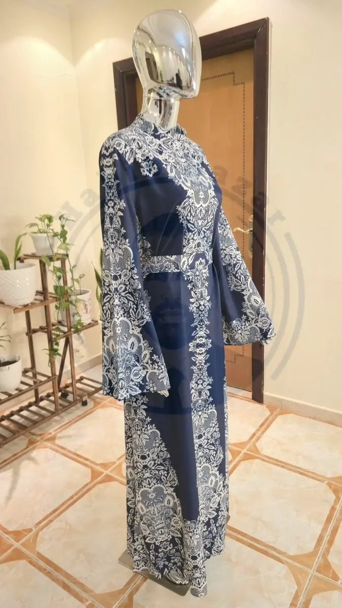 Lace & Embroidery Hourglass Women's Dress | UAE Fashion - Habib Bazar