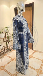 Lace & Embroidery Hourglass Women's Dress | UAE Fashion - Habib Bazar