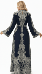 Lace & Embroidery Hourglass Women's Dress | UAE Fashion - Habib Bazar