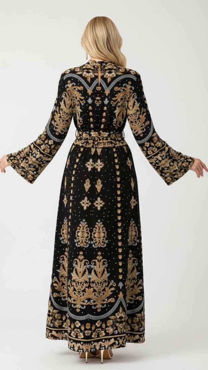 Premium Day - to - Night Women's Dress | Flattering Neckline UAE - Habib Bazar