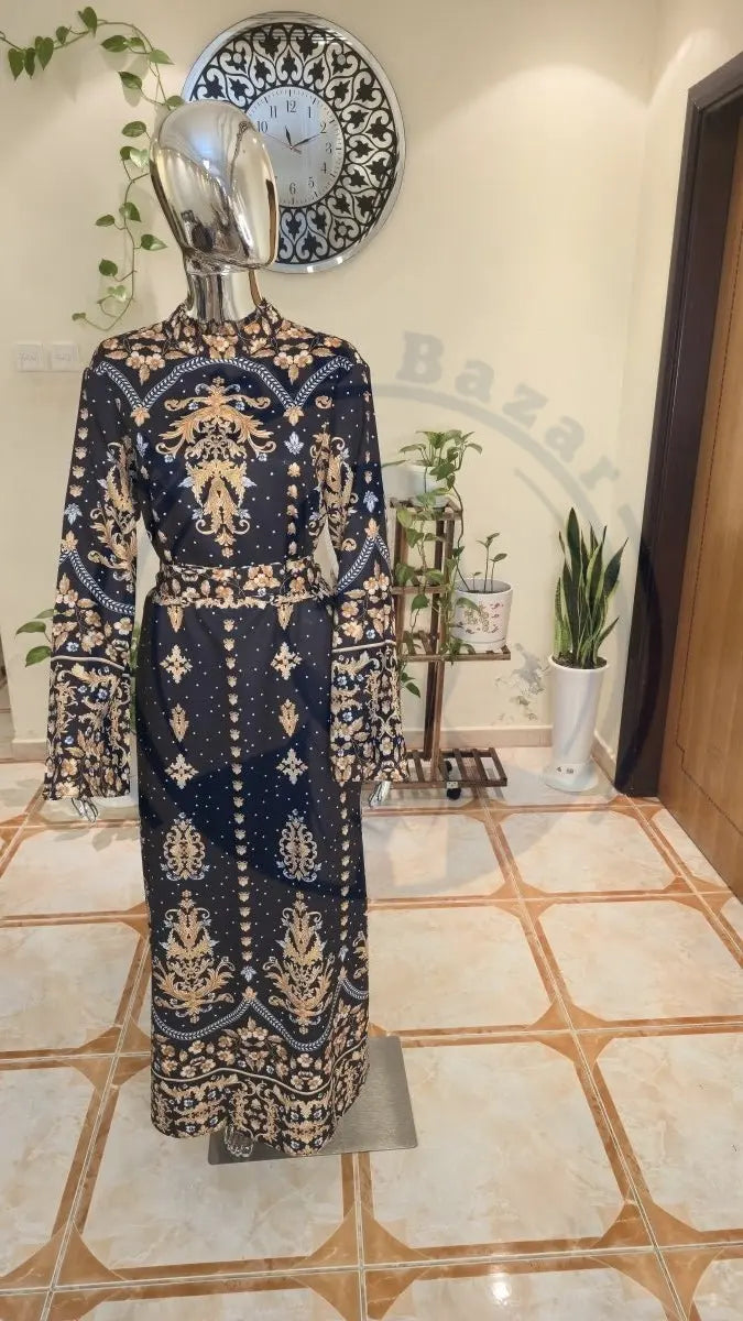 Premium Day-to-Night Women's Dress | Flattering Neckline UAE - Habib Bazar