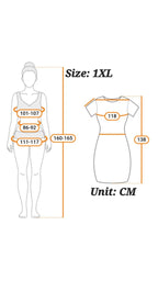 Timeless Plus Size Women's Dress | Elegant Fashion UAE - Habib Bazar